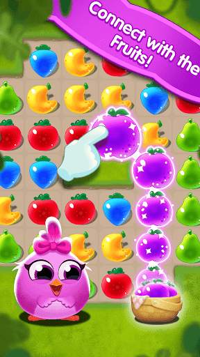 Chicken Fruit Splash - Line Match 3 screenshot 1