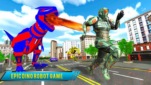 Dinosaur Robot Car Transform: Dino Transport Sim скриншот 3