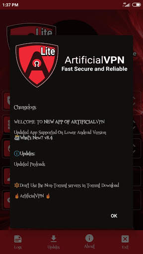 ArtificialVPN New Lite screenshot 4