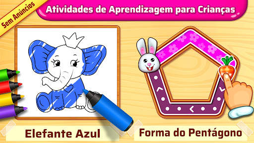 Crianças Colorir: Cores Jogos screenshot 1