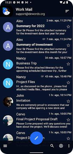 Bird Mail -Email App screenshot 2