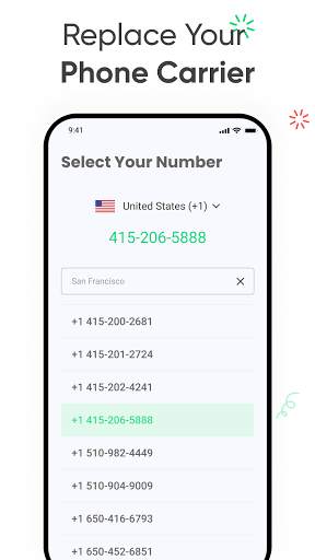 eSim Data   2nd Phone Number. Virtual SIM Numbers screenshot 5