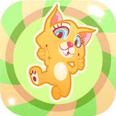 Loony Jumpy Cat: Jump & Fly UP logo