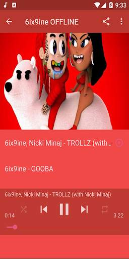 ALL BEST 6ix9ine OFFLINE - TROLLZ screenshot 1