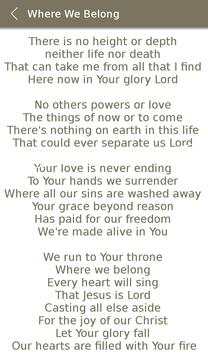 All Hillsong Album Songs Lyric screenshot 7