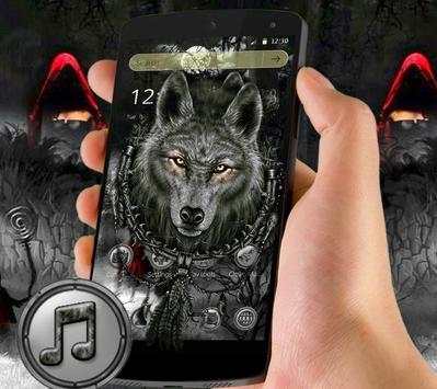 Black Wolf Launcher Theme🐺 screenshot 2