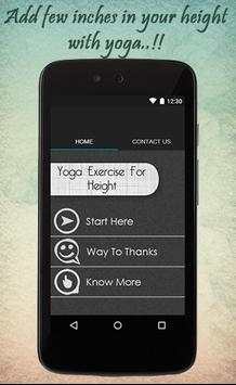Yoga Exercise For Height screenshot 1