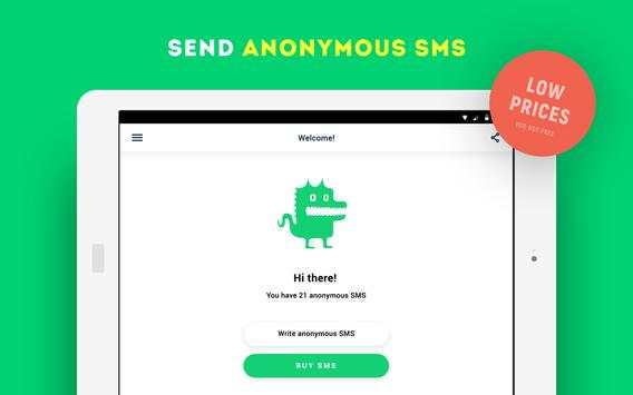 SMS Monster: anonymous SMS screenshot 5