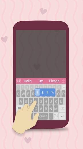 ai.keyboard My Baby Girl theme screenshot 4