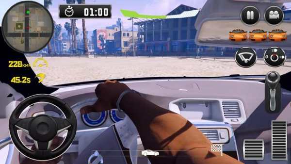 City Driving Volvo Car Simulator screenshot 2