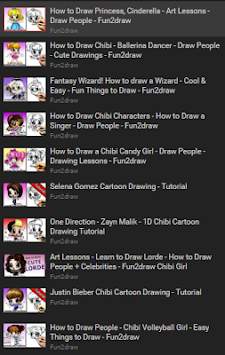 Learn To Draw Cartoons screenshot 1