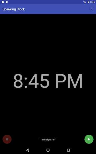 Speaking Clock screenshot 7