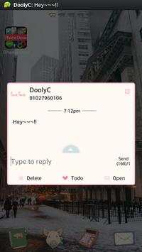 lovelove go sms theme screenshot 5