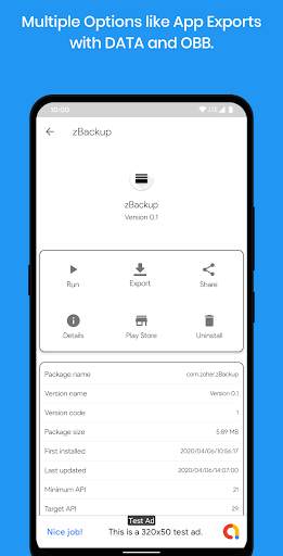 zBackup APK/DATA/OBB Backup Restore(Split APK) скриншот 3