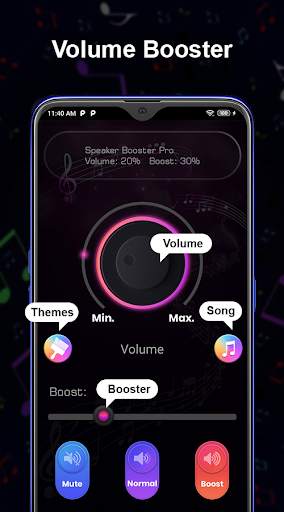 Volume Booster PRO-Ultra Sound Booster For Android screenshot 2
