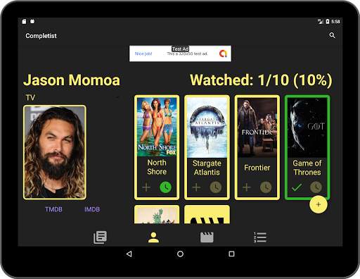 Completist - Movie/TV Checklist & Ranker screenshot 11