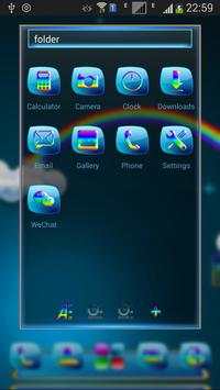 Rainbow Next Launcher 3D Theme screenshot 7