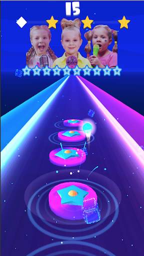 Diana and Roma - Tiles Hop Dancing Funny screenshot 1