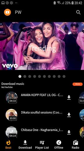 PW Free Music Downloader & Player screenshot 1