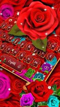 Red Roses Keyboard Theme screenshot 1