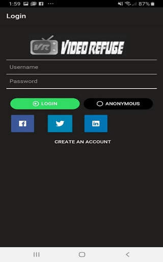 VideoRefuge Mobile screenshot 1