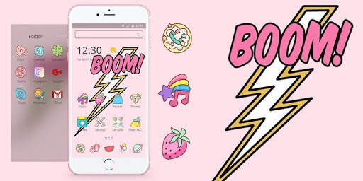 Pink Cool Boom Flash Theme screenshot 4