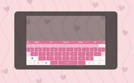 ai.keyboard My Baby Girl theme screenshot 6