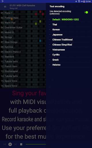 MIDI Clef Karaoke Player 17 تصوير الشاشة