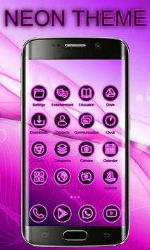 Neon Launcher Theme Free screenshot 1