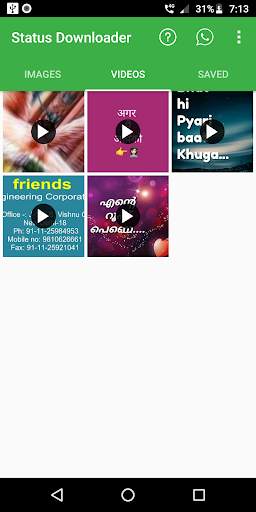 Status Saver Image & Video downloader for whatsapp screenshot 1