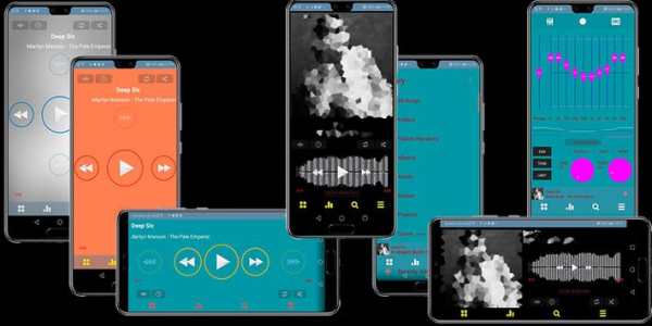 Poweramp V3 skin Yaps screenshot 1