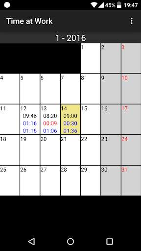 Time at Work screenshot 2