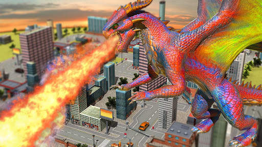 Wild Flying Dragon Attack Simulator screenshot 4