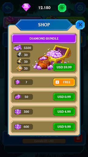 Magic Quest - Match 3 Jewel screenshot 5