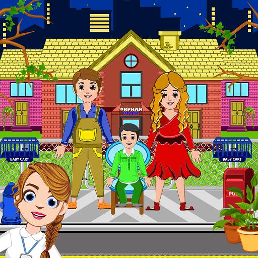 Town Orphan House: Pretend Home Games 1.4