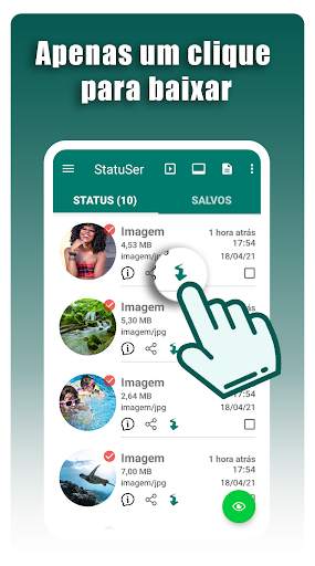 Salvar status do WhatsApp & WA Business - StatuSer screenshot 3