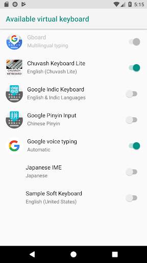 Chuvash Keyboard Lite screenshot 2