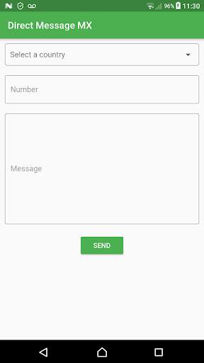 Direct Message MX: Send WA without adding contacts screenshot 1