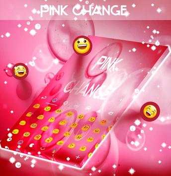 Pink Change Keyboard Theme screenshot 3