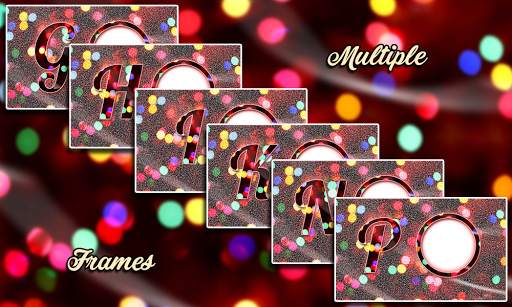 Lighting Text Photo Frames screenshot 5