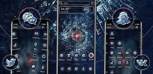 Laser Eye Tech Launcher Theme screenshot 7