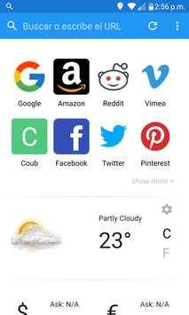 Web Fast Browser screenshot 1