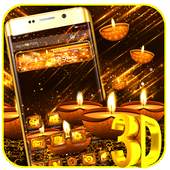 3D Golden Diwali Theme 1.1.3