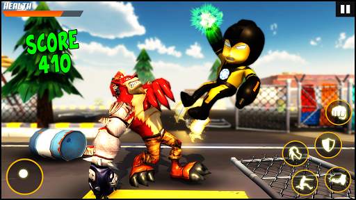 Black Iron Hero : Stickman Rope Hero fighting game screenshot 3