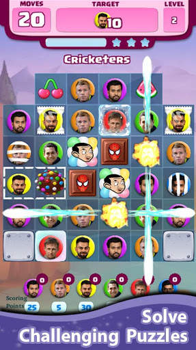 Celebs Crush - Match 3 Puzzle Game screenshot 1