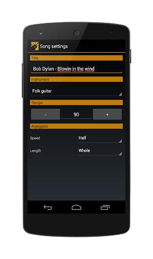 Chords Player screenshot 1
