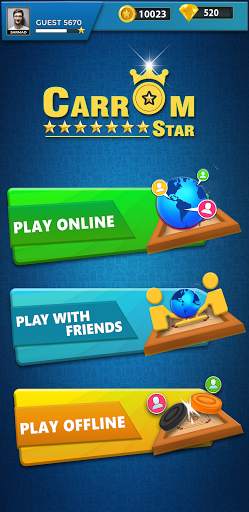 Carrom Star : Multiplayer Carr screenshot 1