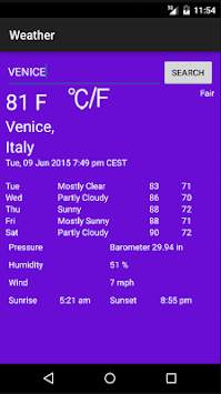 Weather screenshot 3