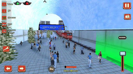 Euro train Drive Winter screenshot 4