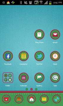 Winter paper go launcher theme screenshot 2